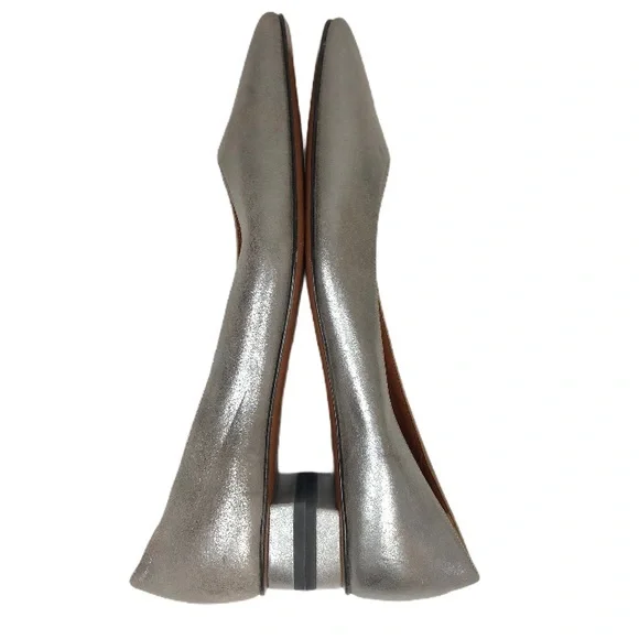 Aquatalia Perla Metallic Flat Size 8 - Picture 3 of 8
